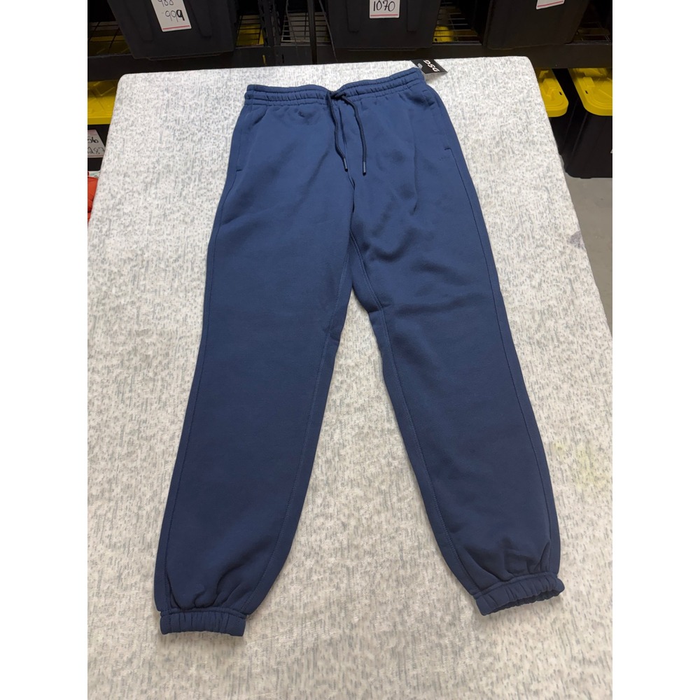 DSG Mens Classic Fleece Cinch Pant University Navy Blue Joggers SIZE MEDIUM NWT